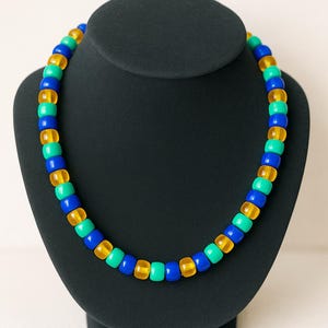 Sunset Splash Kids Necklace | Bold Rainbow Beads | Tween Gift Idea