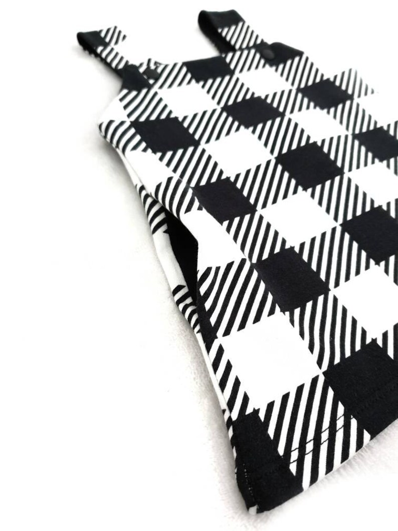 monochrome kids girls dress baby girl dress Plaid pinafore dress dungaree dress organic baby clothes baby dress
