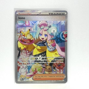 Iono Full Art Trainer 269/193 – Secret Rare Holo – Paldea Evolved Pokémon..NM