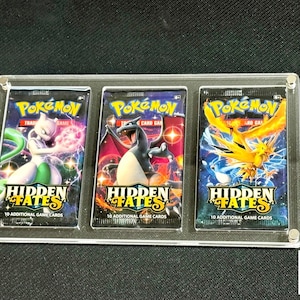 Premium Acrylic display 3 booster pack