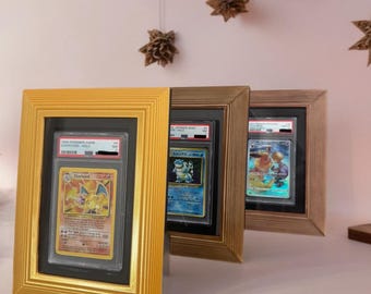 Cadre photo en dalle PSA-BGS-CGC imprimé effet bois en 3D