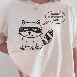 Funny Raccoon T-Shirt: Antisocial Gen Z Humor, Comfort Colors