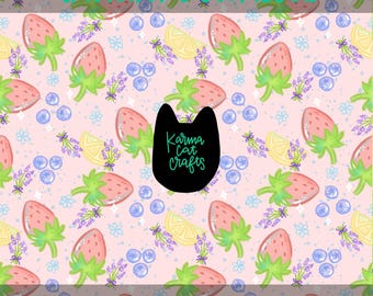 Cottagecore Fruit | Fruit Seamless Pattern | Fruit Digital Paper | Hand-Drawn 12x12 PNG (Digital Download)