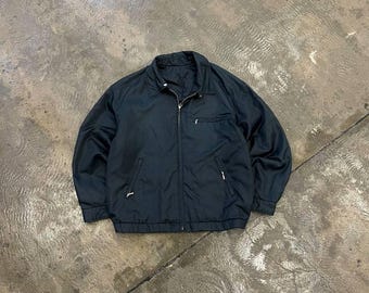 Men's Vintage 90s Yves Saint Laurent Pour Homme Nylon Navy Jacket