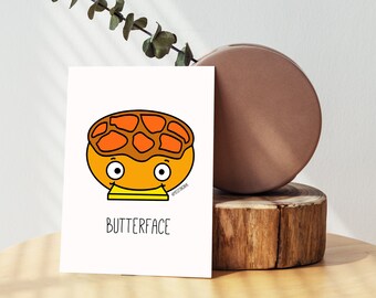 Hong Kong Pineapple Bun with Butter 'Boloyau' Greeting Card - Blank Card