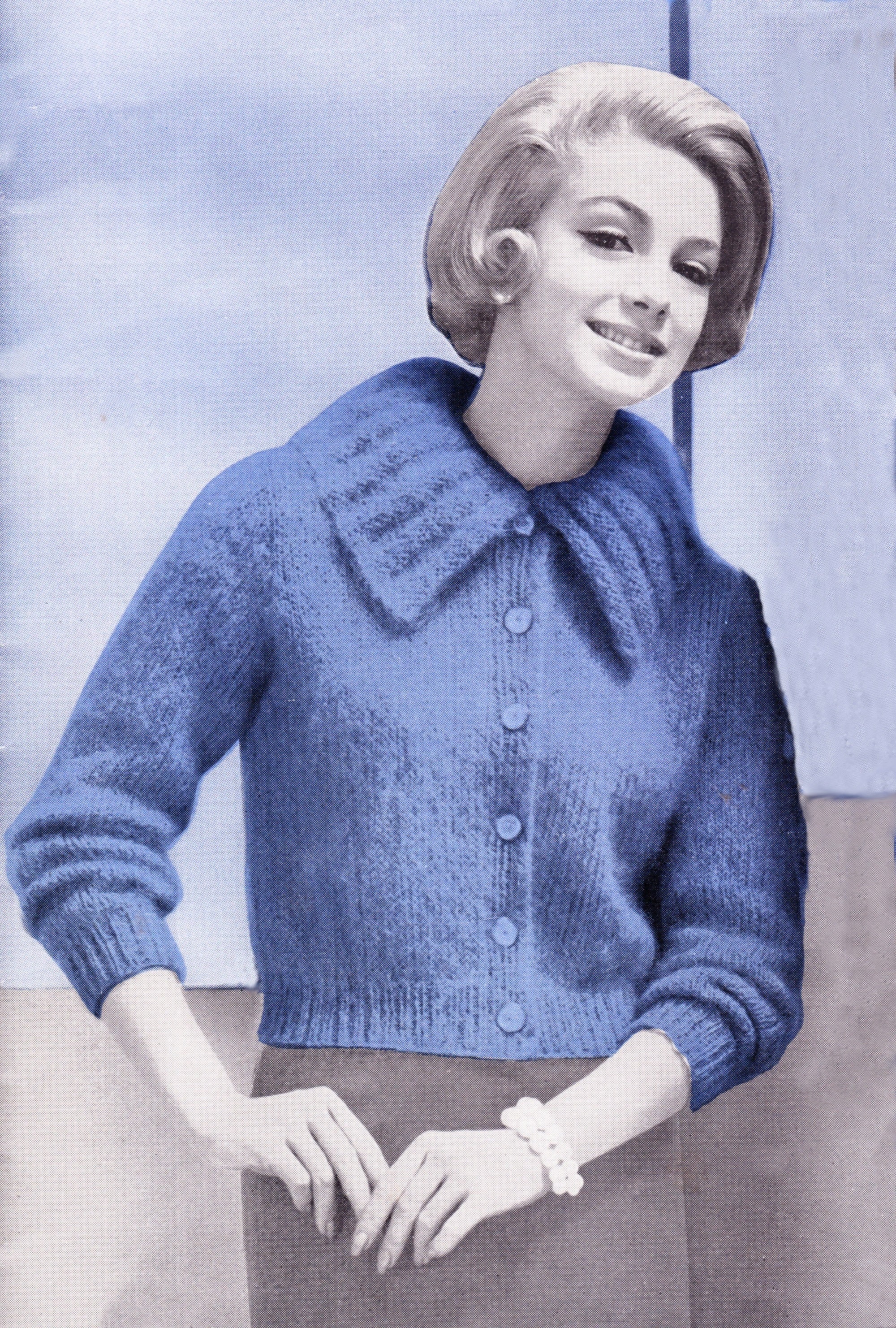 Vintage Knit Mohair Cardigan Sweater Pattern 1960's - Etsy Vintage Knit Mohair Cardigan Sweater Pattern 1960's - Etsy