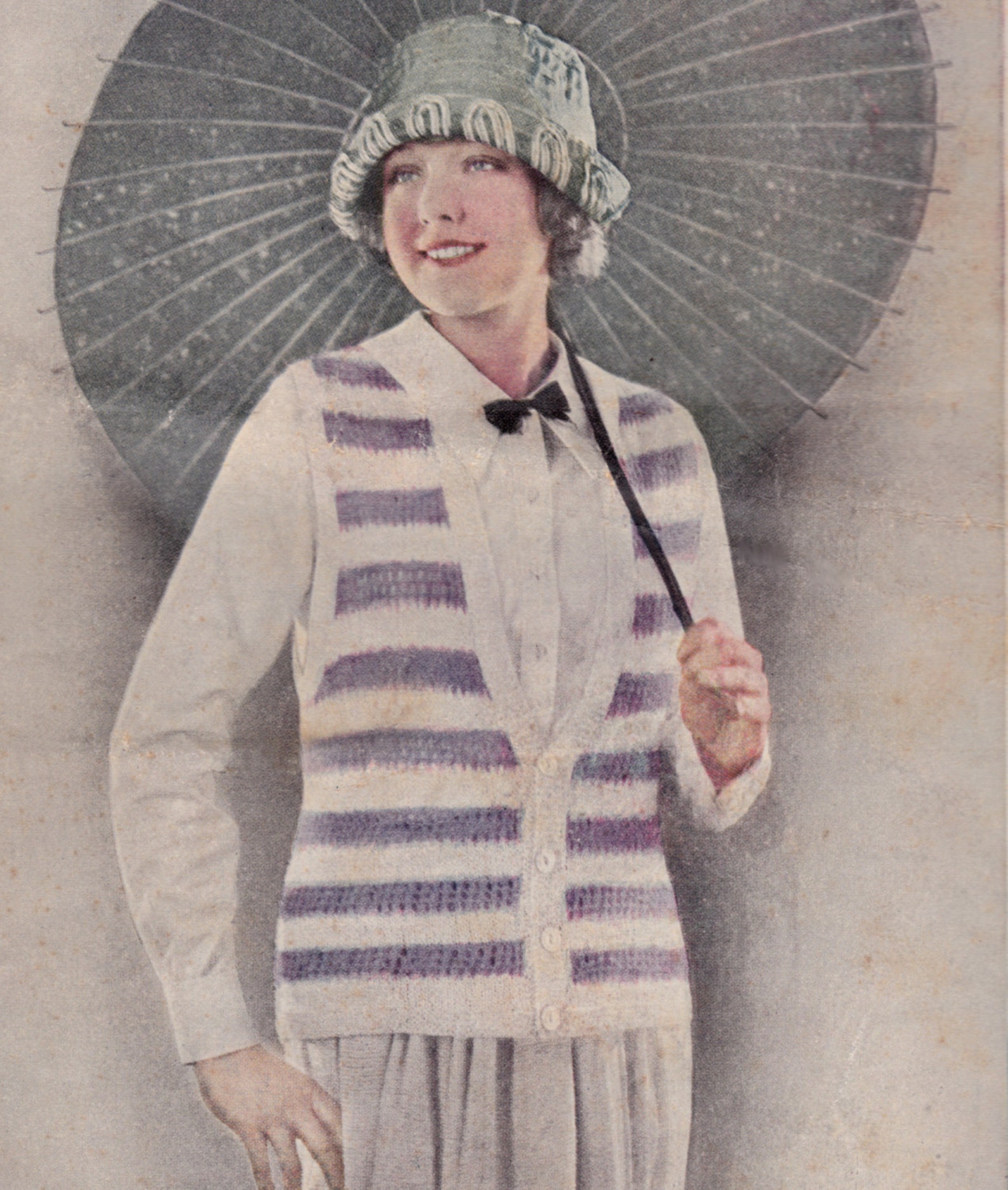 Vintage Knit Women's Sweater Patterns 1920's Cardigan Etsy