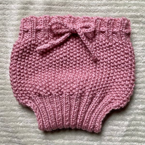 Vintage Knit Unisex Diaper Cover Soaker Pattern