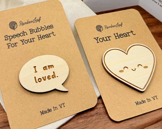 I Am Loved Magnet Duo, Positive Affirmation Magnet Set