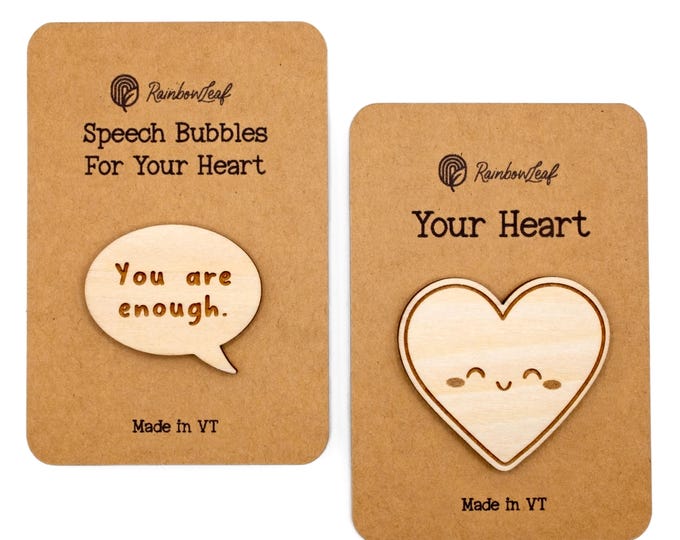 I Am Loved Magnet Duo, Positive Affirmation Magnet Set