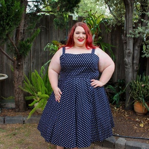 plus size black and white polka dot dress Seltaon Womens Fall Maxi Dresses Casual Long Sleeve Flowy Swing Shirt Long with Pockets at Amazon Women's Clothing store while the V Yours Women's Plus Size Black
