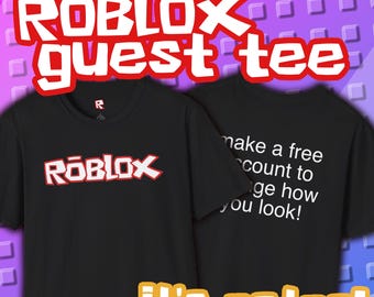Roblox Guest Shirt Retro Roblox Gamer Tee, Vintage Guest Mode T