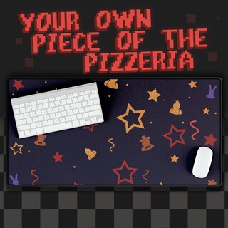 Tappetino Per Mouse FNAF Security Breach | 800x300mm | Base Antiscivolo Per Gioco E Ufficio