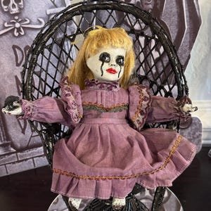Creepy Halloween zombie doll. Say hello to Alice.