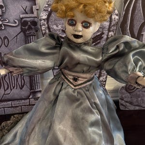 Creepy Halloween zombie doll. Say hello to Marsha.