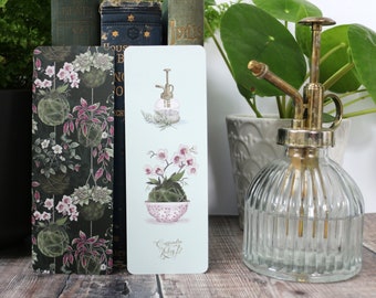 Indoor gardener bookmark, plant lover, Gardener gift, Indoor Plant, Plant Lady, bookmark with tassel, stocking filler
