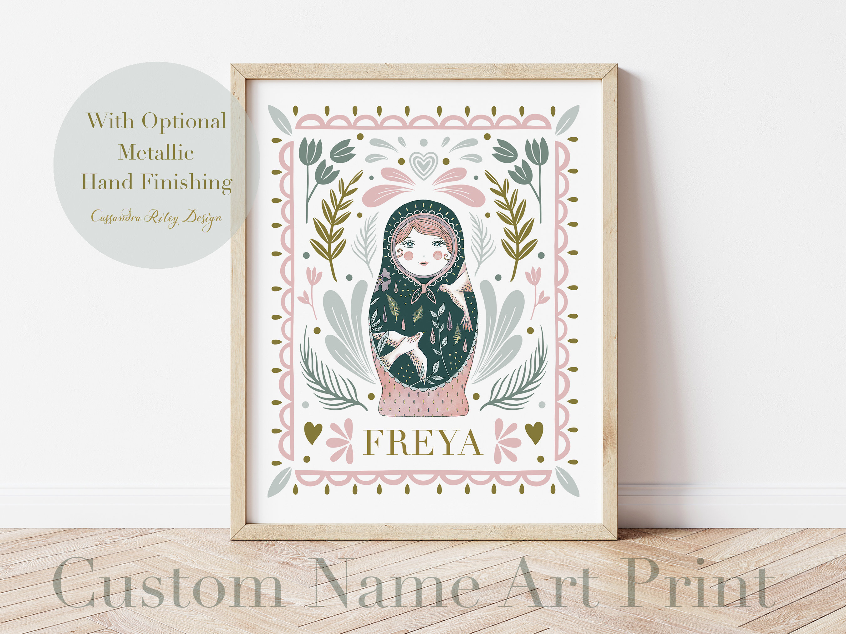 Riley (female) | Name Art Print