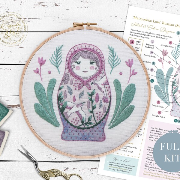 Embroidery Kits for Beginners Etsy UK