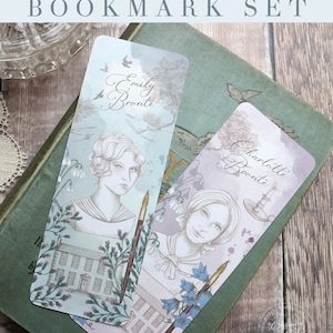 Emily Brontë Bookmark / Wuthering Heights/ Dark Academia / Book quote / Bronte sisters /Literary gift / stocking filler / poetry image 6