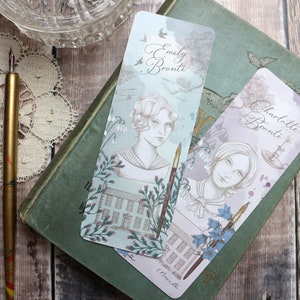 Charlotte Brontë Bookmark / Jane Eyre / Book gift / Teacher gift / Literary gift / stocking filler/ Bronte Sisters image 6