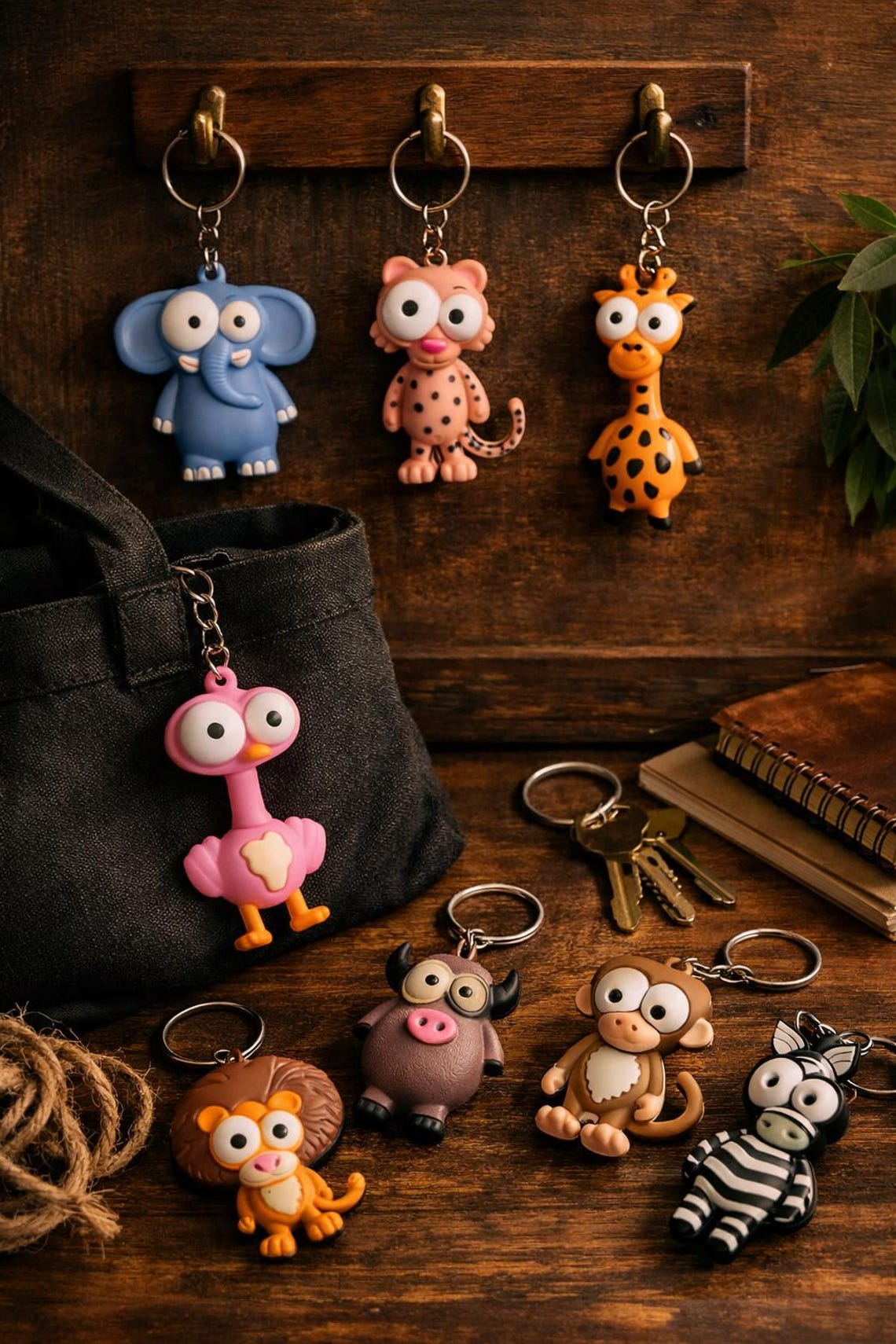 Fun Kid Keychains Cute Animal Keychain | 2.5