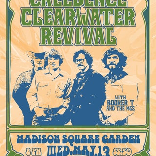 Creedence Clearwater Revival 1970 Tour Poster