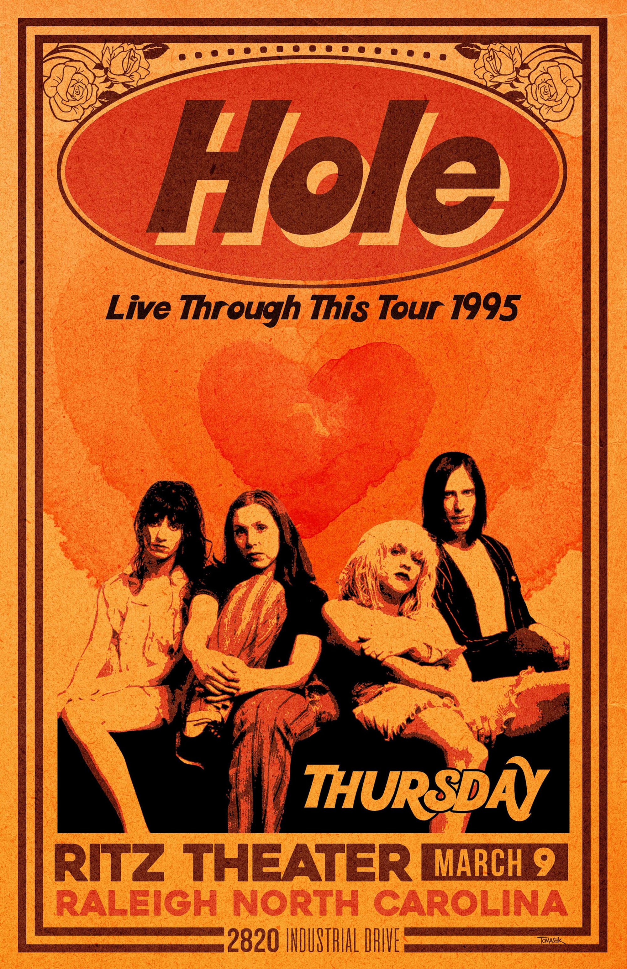Hole 1995 Tour Poster