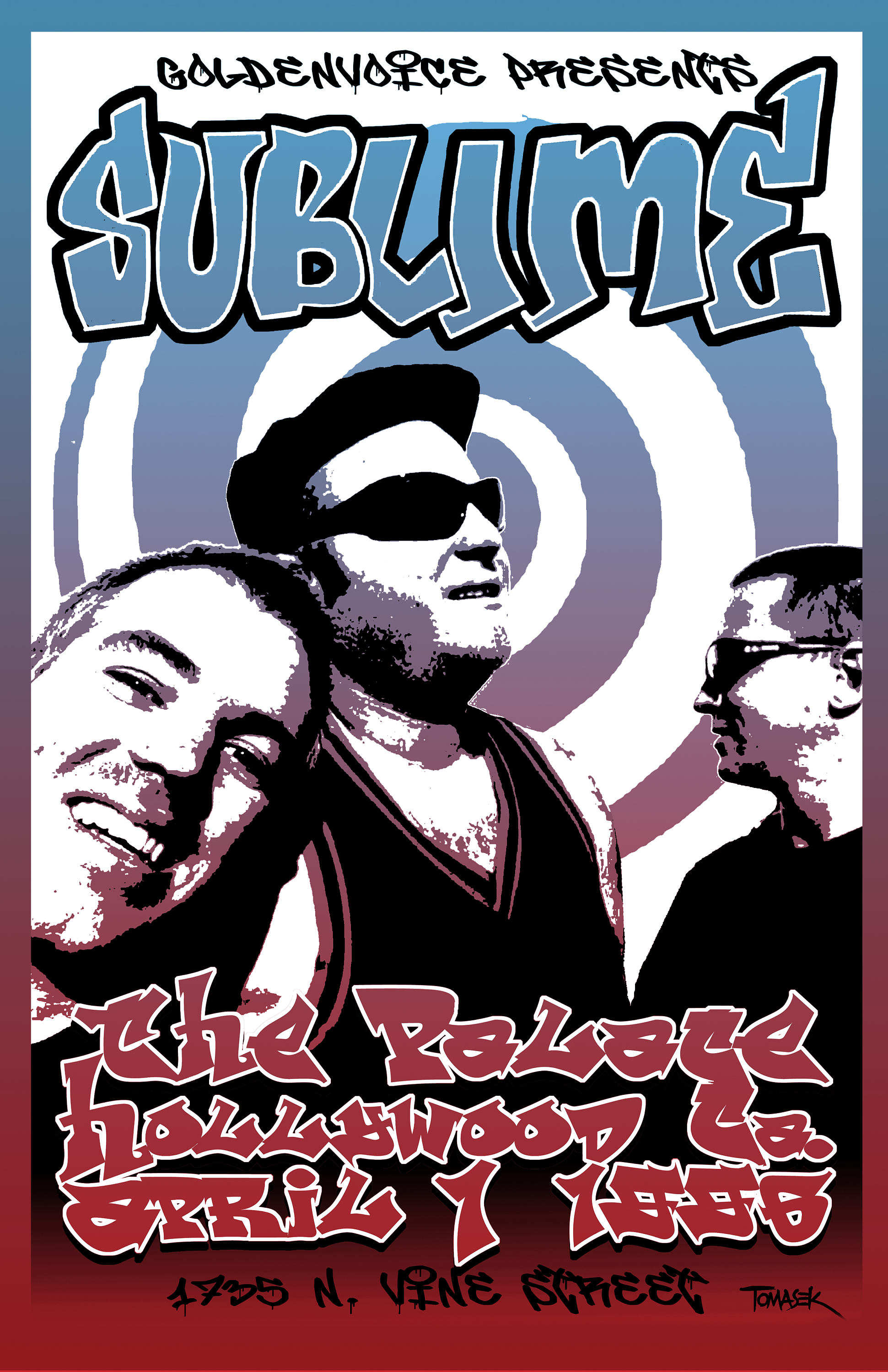 Sublime 1996 Tour Poster