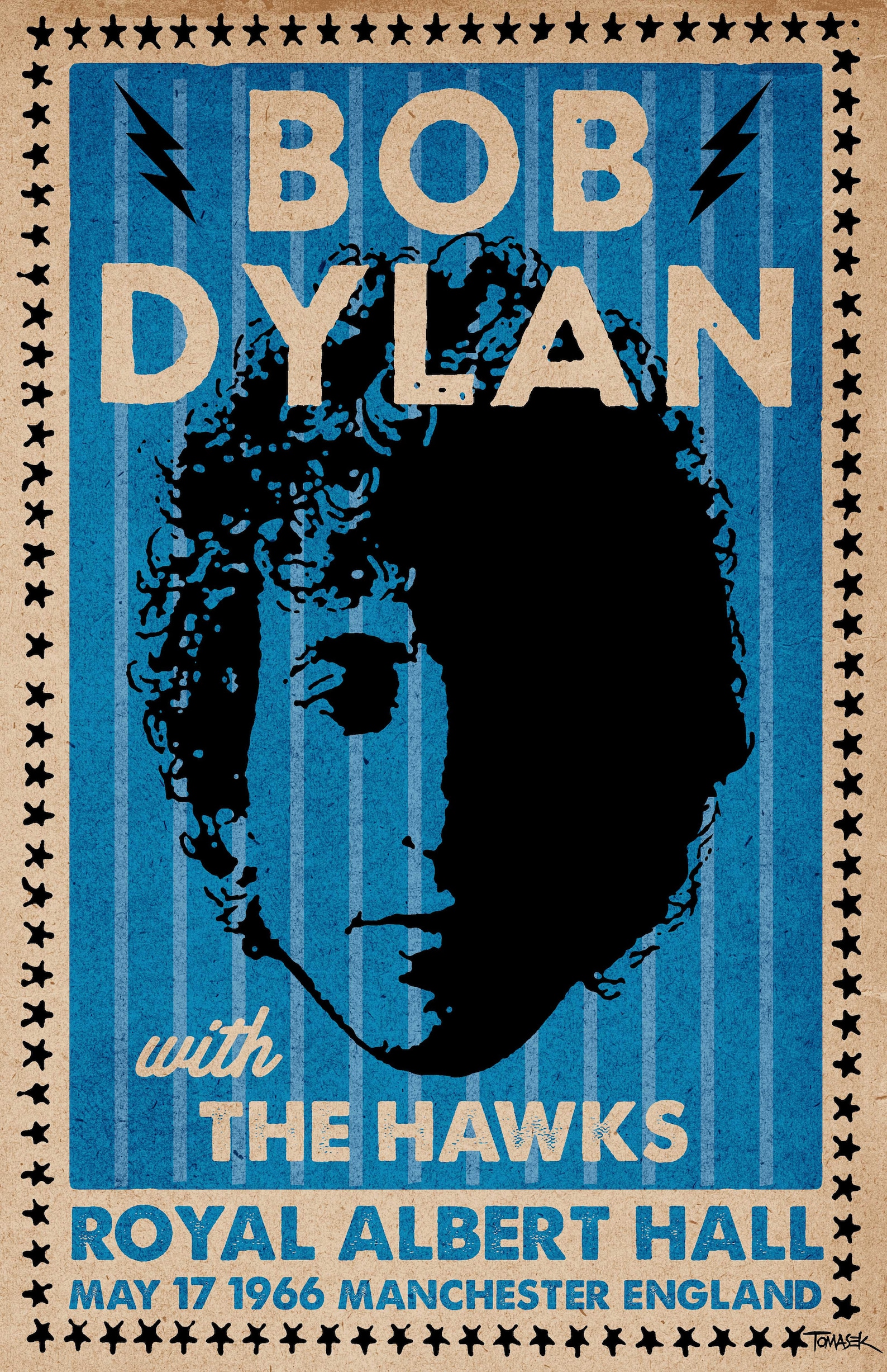 Bob Dylan 1966 Tour Poster - Etsy