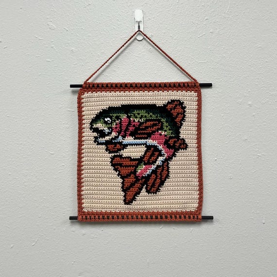 Rainbow Trout Crochet Tapestry Pattern