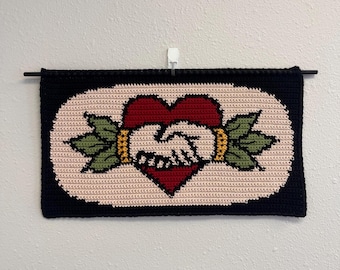 Handshake Crochet Pattern American Traditional