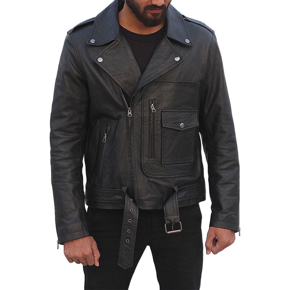 Voelkel Chicago Riley Leather Biker Jacket Chicago Med S07 Riley Voelkel Leather Jacket
