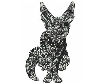 Diseños de bordado de gatos, descarga instantánea, patrón de bordado a máquina, bordado en la espalda de la chaqueta de 10.02 x 6.10 pulgadas