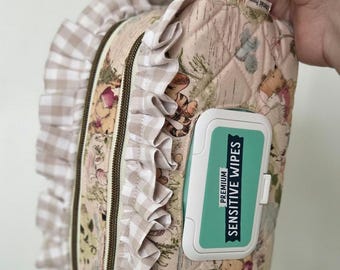 Bolsa para pañales y toallitas con volantes de osito Pooh