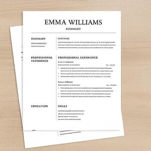 ATS-Friendly Resume Template | Editable Word & Google Docs | Modern Professional Resume | Instant Download CV