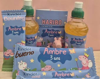 Kinder bueno anniversaire - anniversaire peppa pig - décoration anniversaire peppa pig