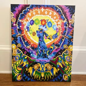 Pintura Premium Personalizada de Pokémon | Qualquer Carta | 16x20" | Carta de Pokémon Pintada à Mão | Decoração para Sala de Jogos | Presente para Fãs de Anime | Arte Exclusiva de Pokémon