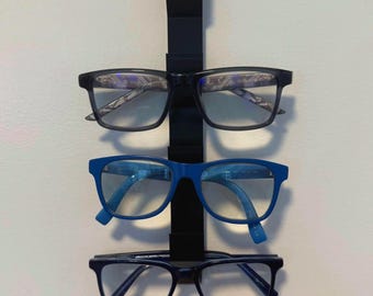3D Printed Stick-On Glasses Holder: Universal Eyewear Organizer