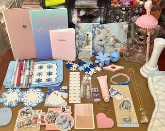 Mystery Box: Seasonal Spring, Summer, Winter, or Fall. Mug, Notebook, and 10 Surprises