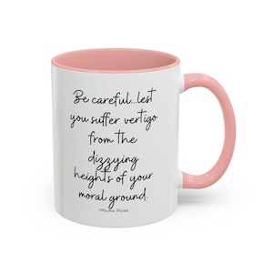 Fai attenzione a non soffrire di vertigini citazione Tazza / Tazza da caffè decorativa