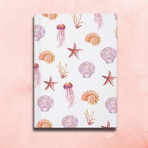 Coastal Hardcover Journal: Seaside Ocean-Themed Notebook