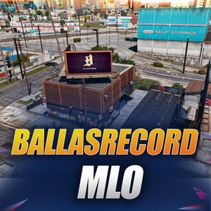 Ballas Record l FiveM | MLO | Optimisé | Jeu de rôle | Haute qualité