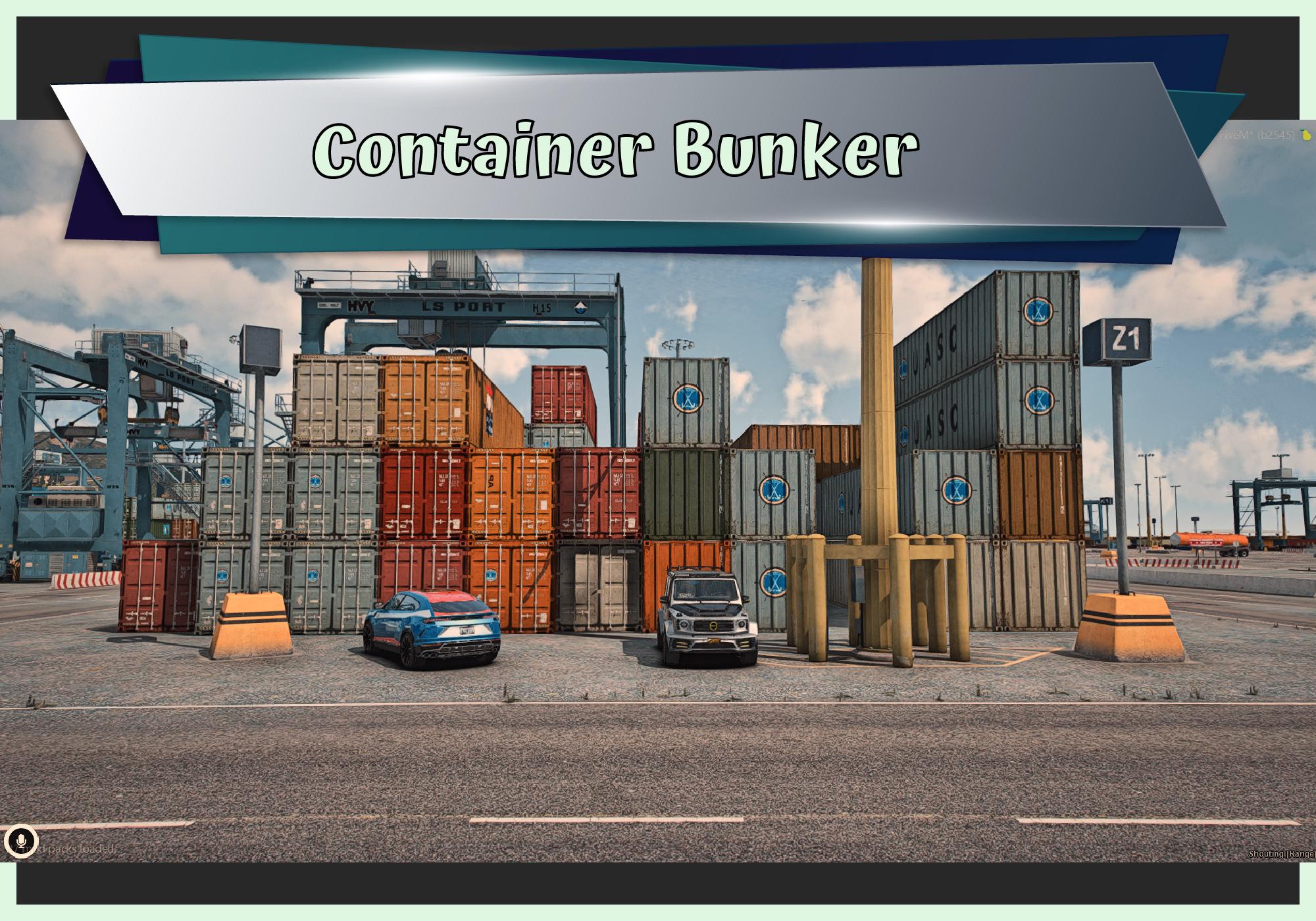 Container Bunkerl FiveM | MLO | Optimized | Roleplay | High Quality
