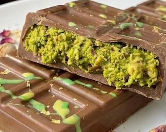 Beste pistache kunafa chocoladereep recept pdf | Viraal Dubai-chocoladedessert met kadayif en baklava | Direct downloaden