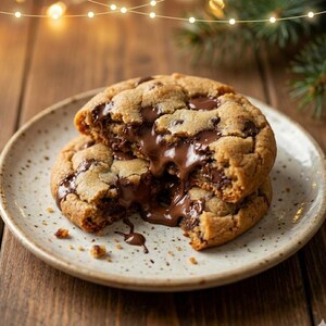 New York Style Stuffed Cookie Recipe PDF | Thick and Gooey Chocolate Chip | NYC Bakery Style Gourmet Cookies | Instant Download