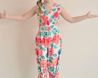 Girl Sewing Pattern - Jumpsuit - Capsule Wardrobe PDF Pattern