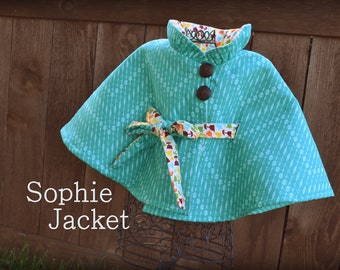 PDF Sewing Pattern - Girl Jacket Pattern Kid Clothing