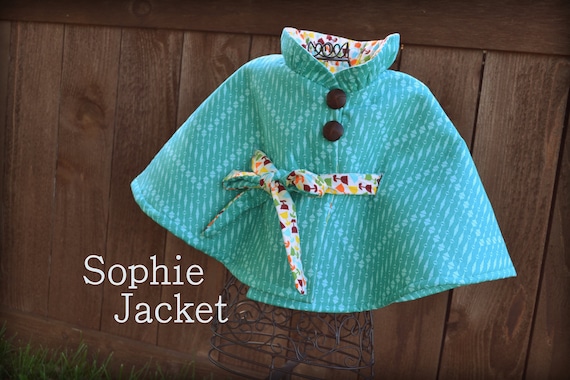 PDF Sewing Pattern - Girl Jacket Pattern Kid Clothing