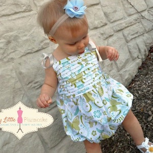Easy Baby Bubble Romper Pattern PDF - The &quot;Bryn&quot; Romper