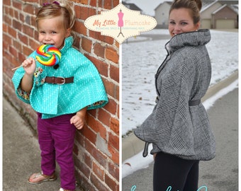 Sophie Cape PDF Sewing Pattern - 'Mommy & Me' Bundle